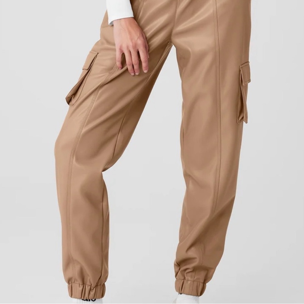 ALO Yoga Almond Leather Pants